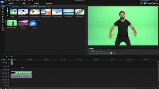 How to green screen in Cyberlink PowerDirector 14 (Chroma Key Tutorial)