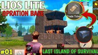 Last Island Of Survival Lite Opration Base Gameplay || Guide And Tips #lios #lastislandofsurvival