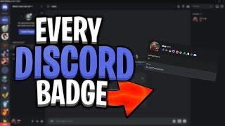 How To Get ALL Discord Badges For Free In 2020!