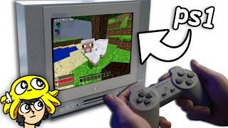 joguei o minecraft do PS1