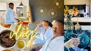 HOUSEWIFE DIARIES: Bedroom makeover||Spa date with hubby||Let’s cook||Lunch date &more||SA YOUTUBER