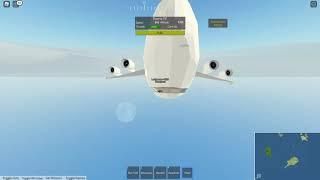 Flying a 747 upside down | Roblox Pilot Training Flight Simulator