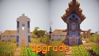 Upgrade village! Minecraft timelapse