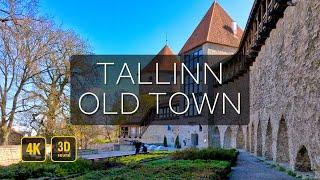 Tallinn Old Town walk | May 2023 | 4K 60 | 3D Sound