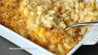 Southern Baked Macaroni & Cheese Casserole - I Heart Recipes