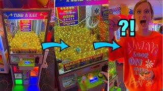 LUCKY DIP INTO AN ARCADE GAME WITH 200 MYSTERY GOLDEN EGGS!!*CAN I FIND THE KEY?!* #Shorts