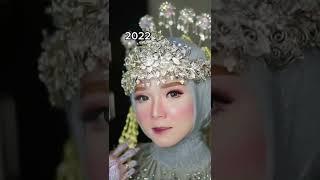 makeup 2020 vs 2022 #shorts #makeup #pengantin