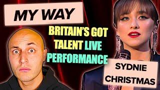 MY WAY by SYDNIE CHRISTMAS (live) - classical musician reacts/analyses