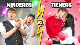 Oud en Nieuw voor Kinderen VS Tieners  