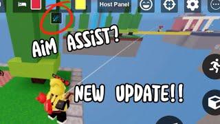 BedWars added aim assist?!