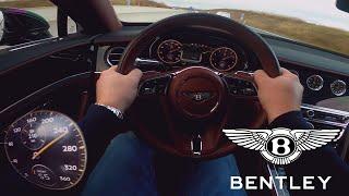 Bentley Flying Spur 2020 REVIEW POV 300 km/h + on German Autobahn (No Speed Limit)