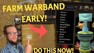 FARM EARLY! Warband Transmog Farm you can start NOW using the postmaster WoW The War Within