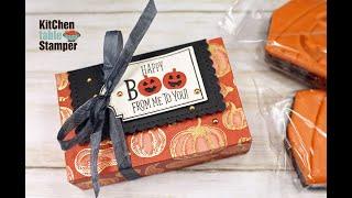 Stampin' Up! Tags, Tags, Tags Brownie Box Tutorial With Kitchen Table Stamper