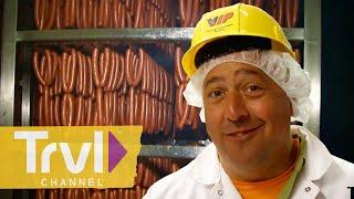 Food Factory Tours | Bizarre Foods with Andrew Zimmern | Travel Channel
