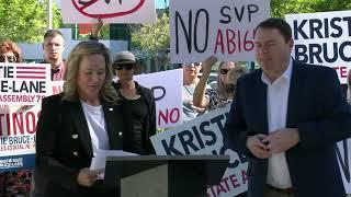 Kristie Bruce-Lane, Candidate for CA Assembly holds Maienschein accountable for authoring AB1641