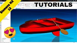 How To Design A BOAT/SHIP in Siemens NX 12 | Siemens NX Tutorials | Er. Jatin Sapra |