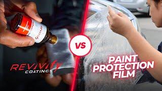 Revivify Coatings VS Paint Protection Film (Rock Chip Test)