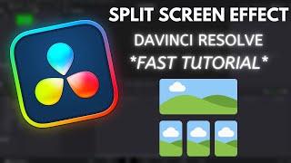 Splitscreen Effect Davinci Resolve *EASY*