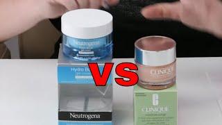 Neutrogena Hydro Boost Gel-Cream VS Clinique Moisture Surge 72-Hour Auto-Replenishing Hydrator