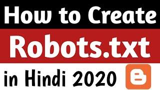 Custom Robots.txt Blogger - How To Create Robots.Txt File For Blogger | Blogger Seo Settings