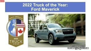 2022 Ford Maverick is NACTOY North American Truck of the Year 2022! [Announcement Ceremony]