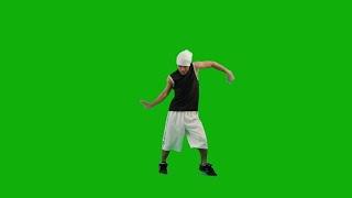 Guy Dancing Hip Hop Green Screen - Guy Dancing Hip Hop Chroma Key