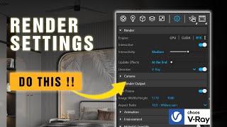 Best Render Settings Explained | Beginner | V-Ray for SketchUp