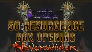 Neverwinter | 50 Resurgence Lockbox Opening + Giveaway!!