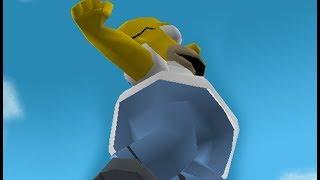 The Simpsons Hit & Run - Homer Flies Across the World