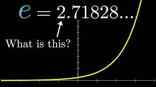 What's so special about Euler's number e? | Chapter 5, Essence of calculus