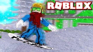 ULTIMATE TRICKS WITH A SNOWBOARD in ROBLOX SHRED