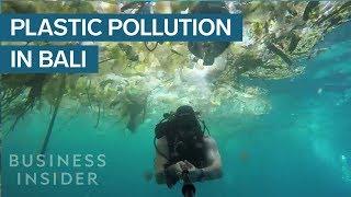 A Diver Filmed Shocking Footage Of Plastic Waste Off The Coast Of Bali