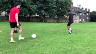 A FULL FOOTBALL TRAINING SESSION!! DAY IN A LIFE OF A FOOTBALLER DAY1!!