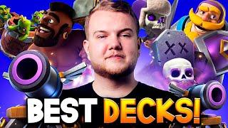 TOP 3 BEST NEW CANNON EVOLUTION DECKS IN CLASH ROYALE