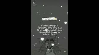 #To My Spl One ️#Tom Love Jerry # whatsapp status #Miss you chlm #Love you chlm 