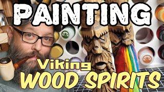 Paint with Me! Viking / Nordic Wood Spirits