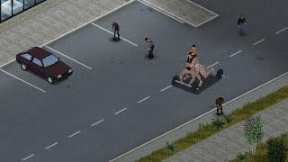 THE BEST PROJECT ZOMBOID MOD EVER! (Gachimuchi Car)