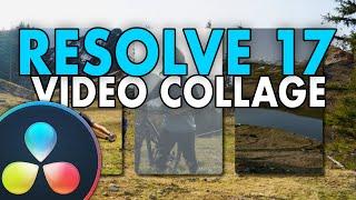 VIDEO COLLAGE | Splitscreen und Picture in Picture EINFACH | DAVINCI RESOLVE 17 TUTORIAL