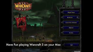 Install Warcraft 3 on Mac OS X