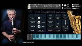 AKAI EWI4000s, VG Tenor Saxophone Kontakt sample library, nki, vst, wav, woodwind and brass.