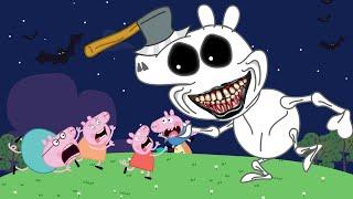 Zombie Apocalypse, Peppa Zombies Appear At The Amusement Park | Peppa Pig Funny Animation