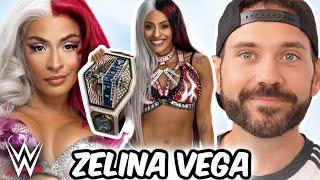 WWE INTERVIEW ZELINA VEGA U.S. WOMEN'S CHAMPION! Zelina on Aleister Black, Rhea Ripley, Queen Zelina
