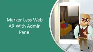 Markerless Web AR with Admin Panel