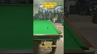 Final Black Cut Shot | Hottest Snooker Match Of The Tournament | Snooker Best Shot #finalblack #cut