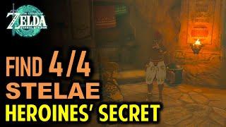 The Heroines' Secret Quest Walkthrough | Find 4 Stelae | Legend of Zelda: Tears of the Kingdom