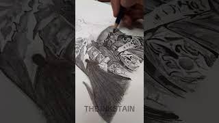 graphite artwork️  #drawing #pencilportrsit #art #pendrawing....please subscribe guyzzzzz