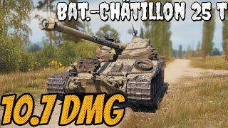 Bat Chat 25t. 10700 Damage. Красиво сыграл.