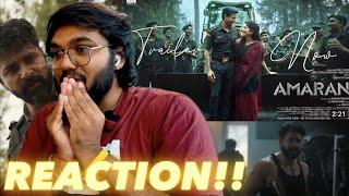 Amaran Trailer, Fierce and Touching ( REACTION!! )