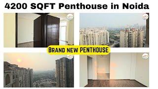 4200 SQFT || 3 BHK WITH SERVANT || PENTHOUSE || BRAND NEW FLAT | AMRAPALI SILICON CITY #noida