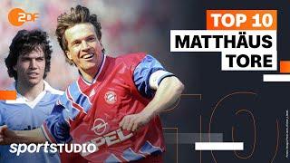 Top 10 Bundesliga-Tore von Lothar Matthäus | sportstudio